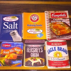 Bundle of 6 new cookbooks